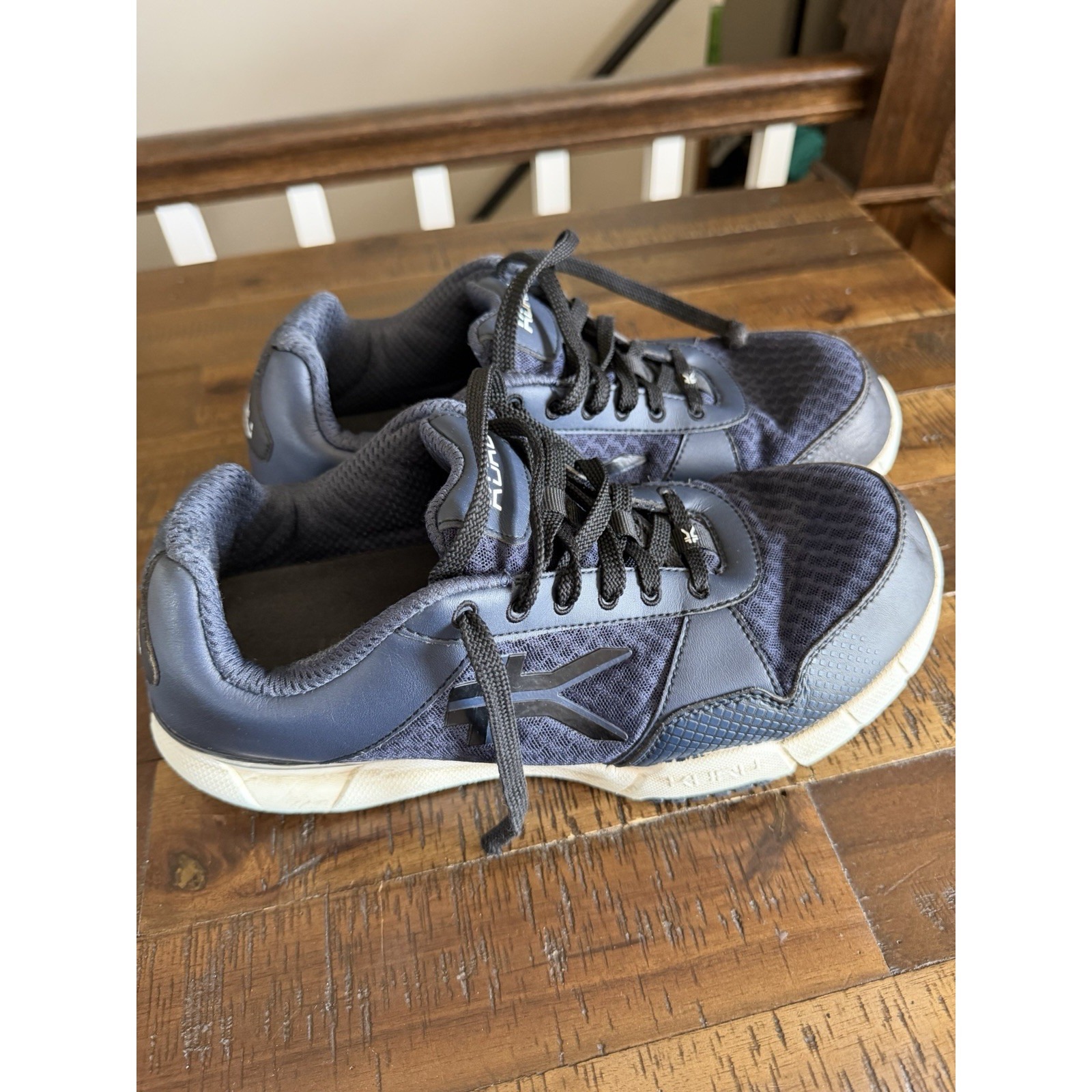Kuru Quantum Athletic Walking Arch Support Shoes Blue Mens 10.5w Us